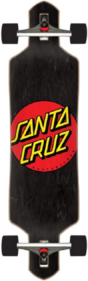 9.0in Classic Dot Santa Cruz Drop Thru Longboard