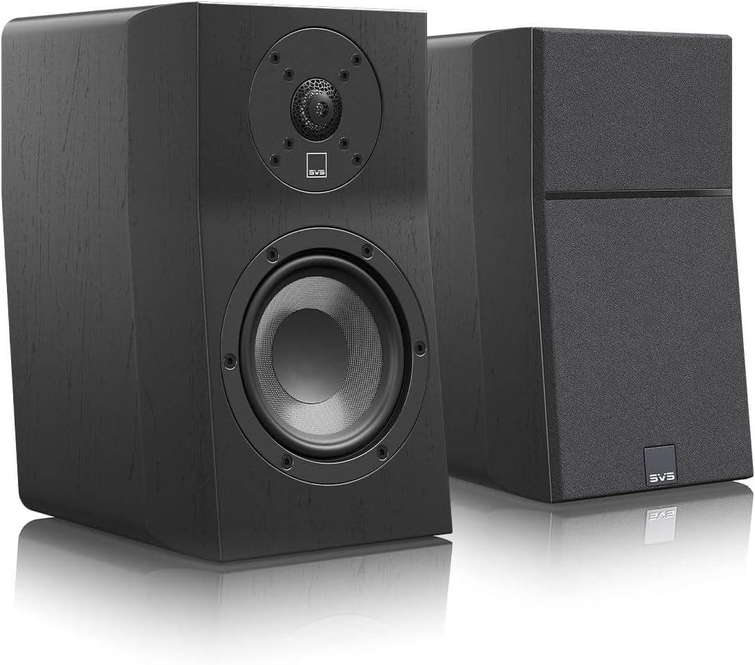 SVS Ultra Evolution Nano Bookshelf Speakers - Pair (Black Oak)