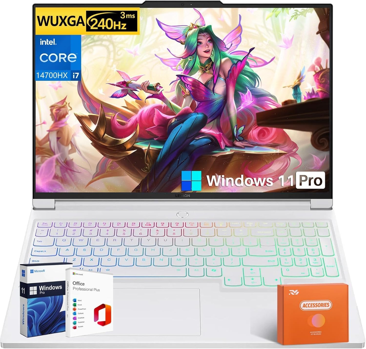 Lenovo Legion 7i 16 Inch Gaming Laptop, Intel i7-14700HX(Up to 5.5 GHz, Beat i9-13900HX), NVIDIA RTX 4060, 16