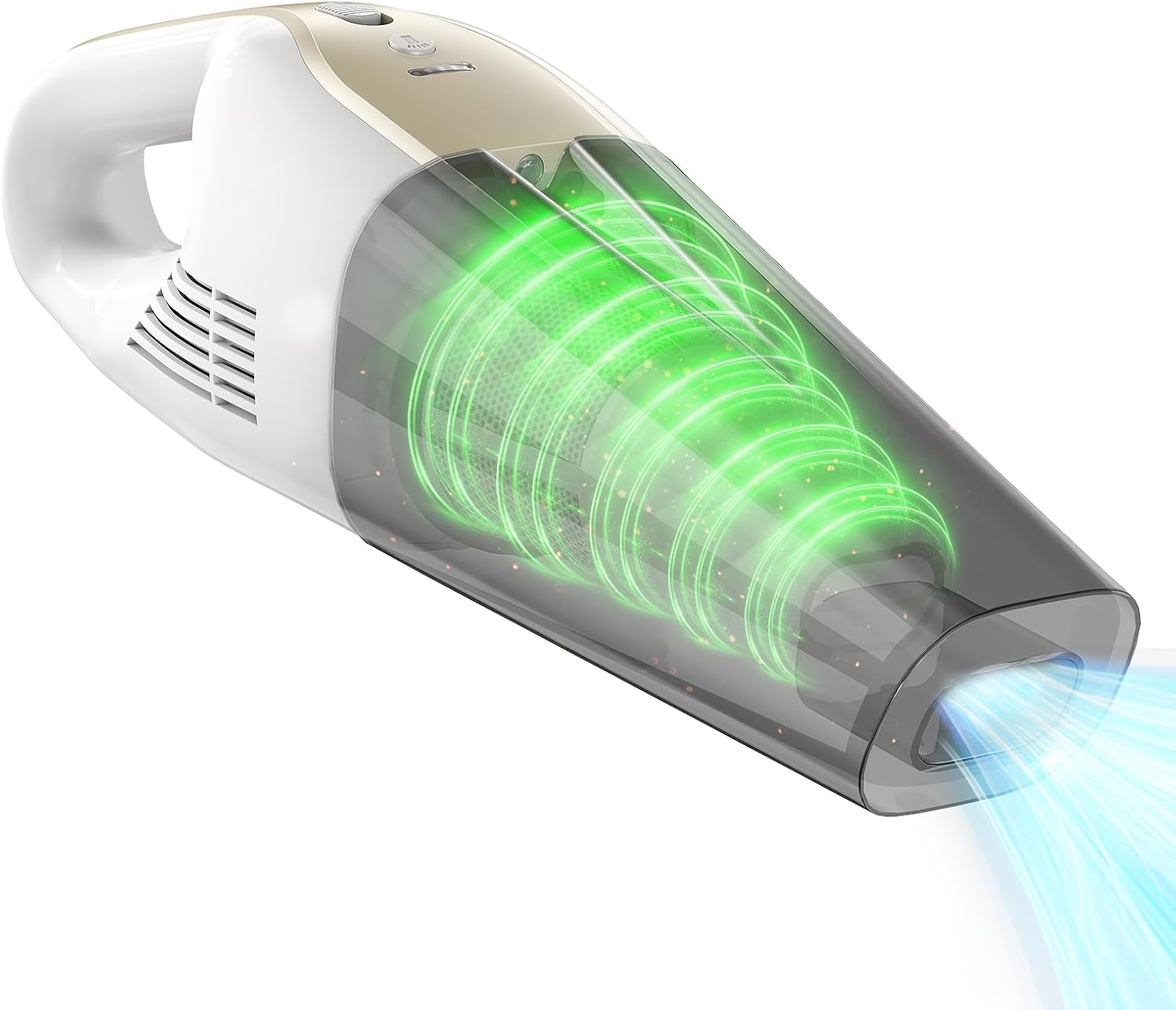 AIPOWAY Vacuum Cleaner, Handheld Vacuum Cordless, Cordless Lightweight LED Light 30Min Powerful Hand Held Vacuum Cleaner Portable Cordless Lightweight LED Light Fast Charge