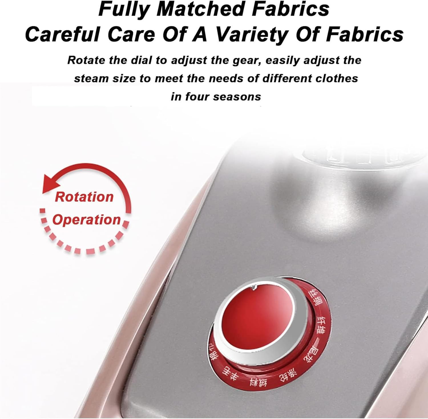 Xscxliny Clothing Steamer, 2000W Double Rod Clothing Steamer, 35S Fast Heating Continuous Steam Wrinkle Removal Machine, Steam Hanging Ironing Machine Household Small Handheld Vertical,A