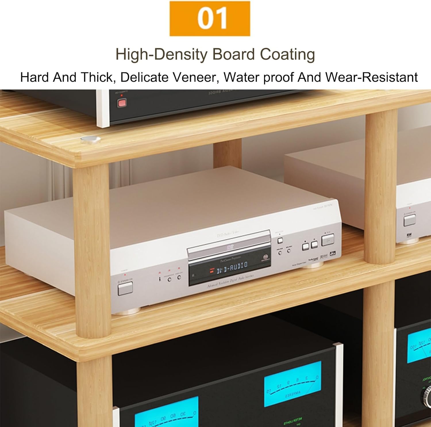 ZIGTUEI Heavy Duty Stereo Cabinet