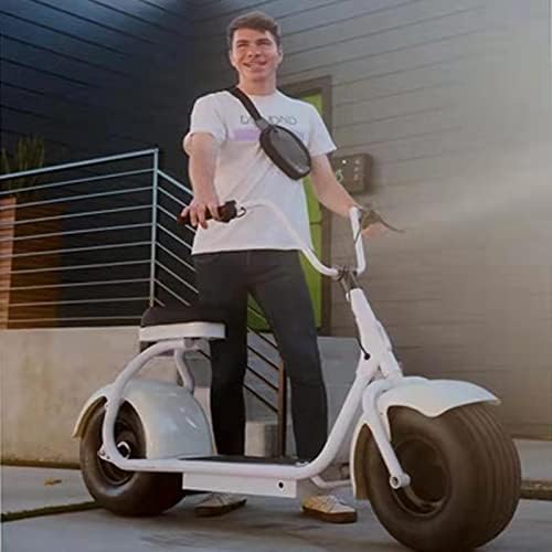 ZOOMERS Electric Motorcycle for Adults, 60V 20ah Lithium Battery, Oil PressureDisc, One seatDisplay, LED Mudguard, F/R Mudguard, Electric Scooter Dual Hydraulic Disc Brake Full Suspension