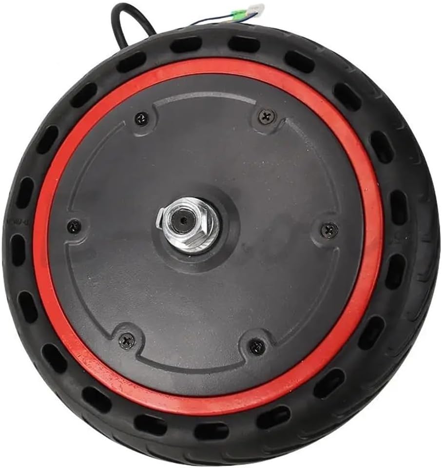 36V 350W Solid Tire with Electric Wheel Red Edge Fit for Electric Scooter 36V350W Motor Wheel