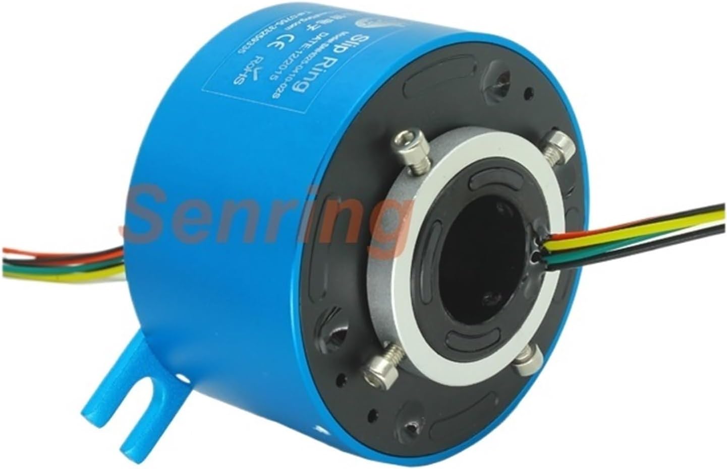 Electronic Supply Slip Ring bore Size 25.4mm with 4 Wires 10A and 2 Circuits Signal of Through Hole Slip Ring