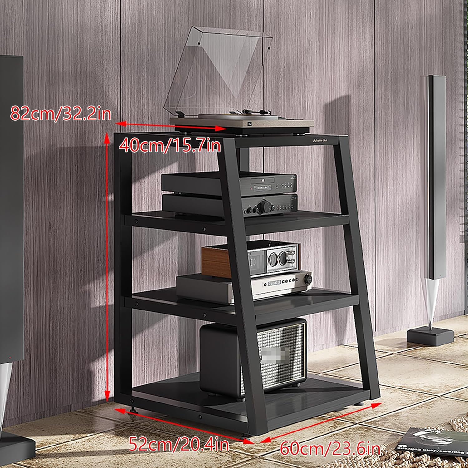 RYZQWE Audio-Video Shelving