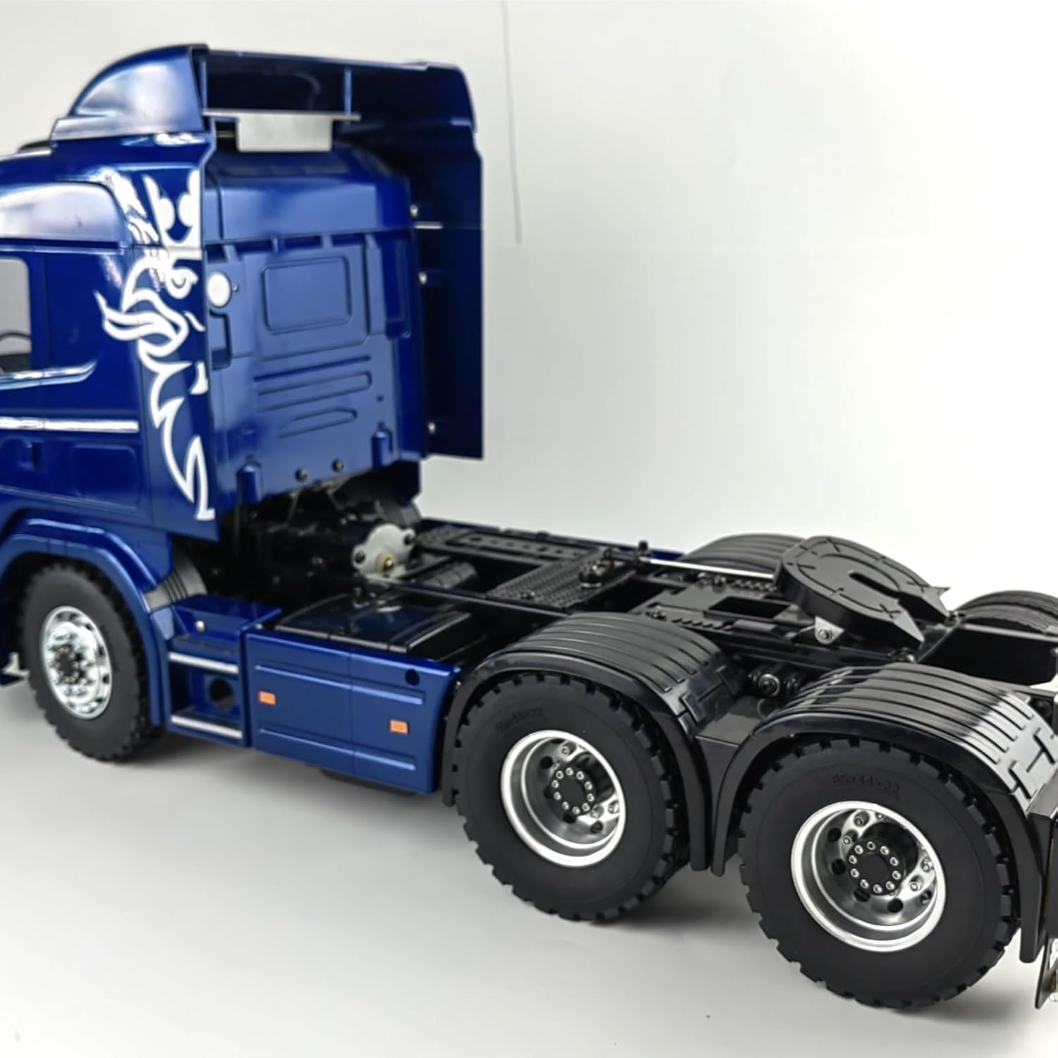 For Tamiya 1/14 Front Rear Wheel Tires Complete Set Metal Hub Rubber Tyre RC Tractor Truck Car Upgrade Parts Models