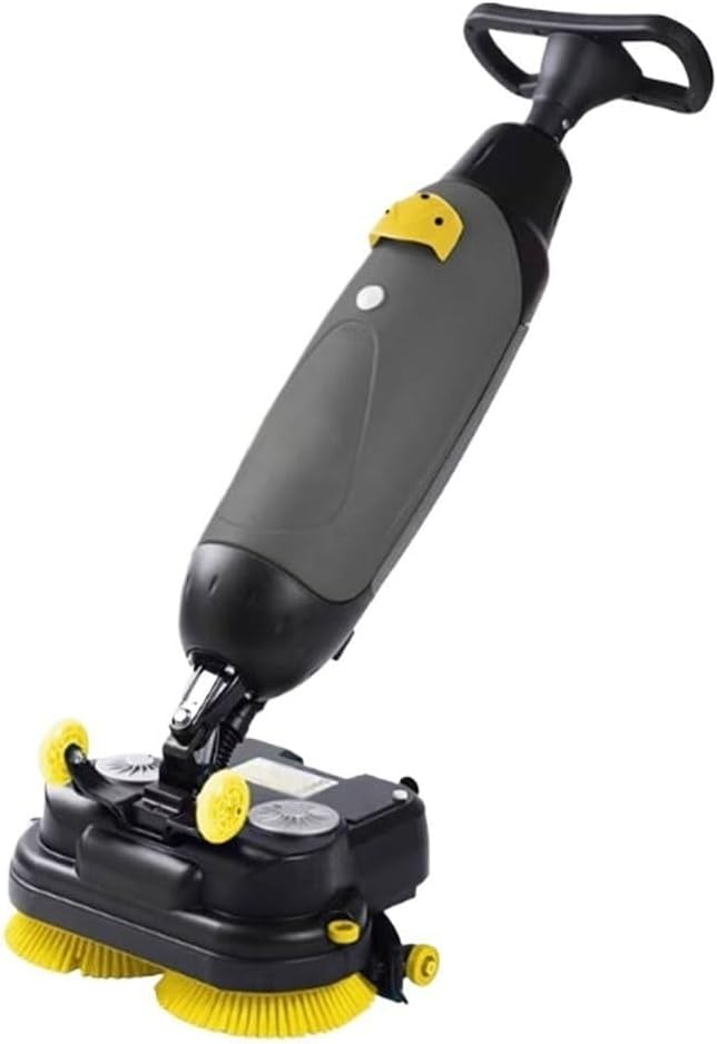 WANGHAI2024M Outdoor Hand Push Sweeper Small Floor Scrubbers, Commercial Industrial Workshops, Hotels, Villas, Restaurants, Manual Vacuum Cleaners Sweeping Machine(Gris)