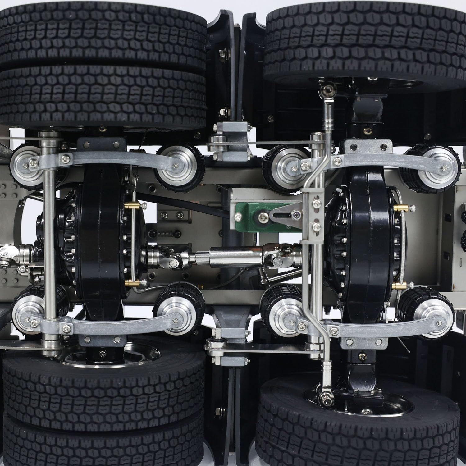 10x10 1/14 Metal Chassis for RC Tractor Truck FH750 Differential Lock 3-Speed Transmission Remote Control Car Hobby Grade Model Parts