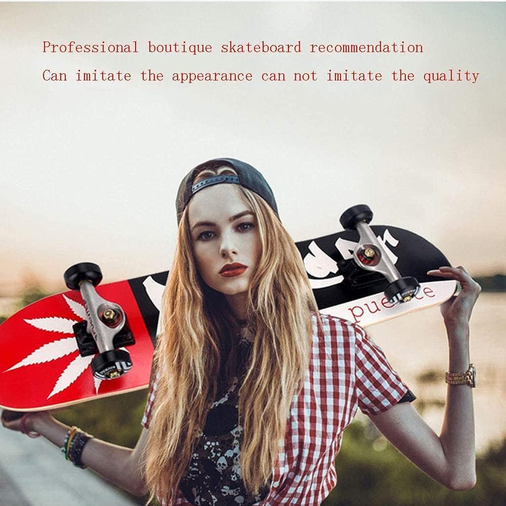 Four-Wheel Skateboard Road Skills Four-Wheel Skateboard Portable Adult Male and Female Skateboard Suitable for Adults and Young People