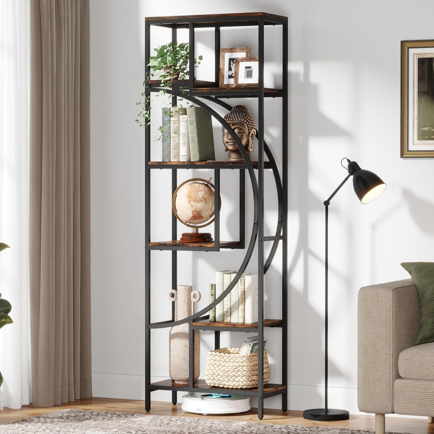Celaform Geometric Bookshelf, 70.9