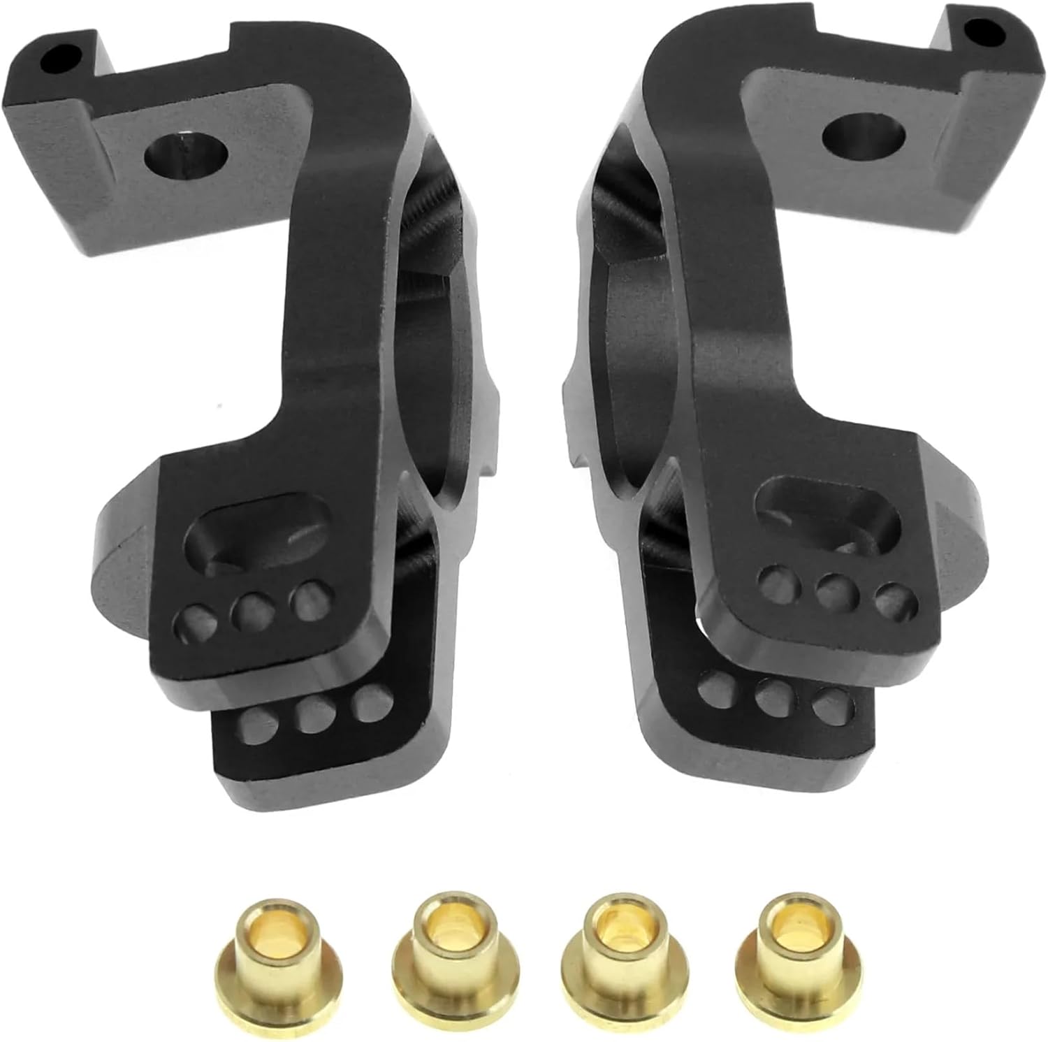Steering Knuckle Models For ZD For Racing DBX-07 EX-07 DBX07 EX07 1/7 Metal Kit Steering Cup Assembly Motor Mount RC Car Upgrade Parts(Black,1 Set)
