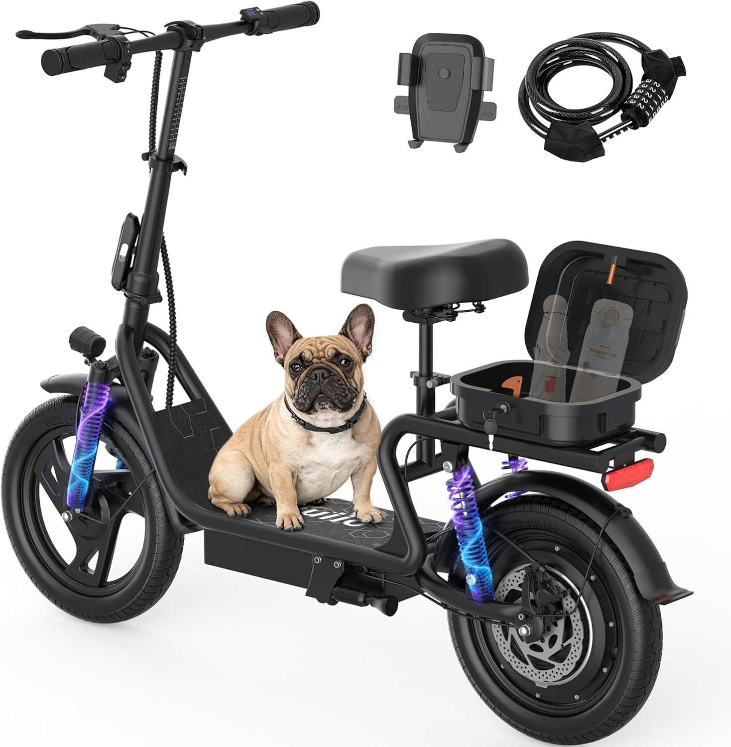 Electric Scooter for Adults - 19MPH & 15/21-Mile Range, 350W Motor, 8.5