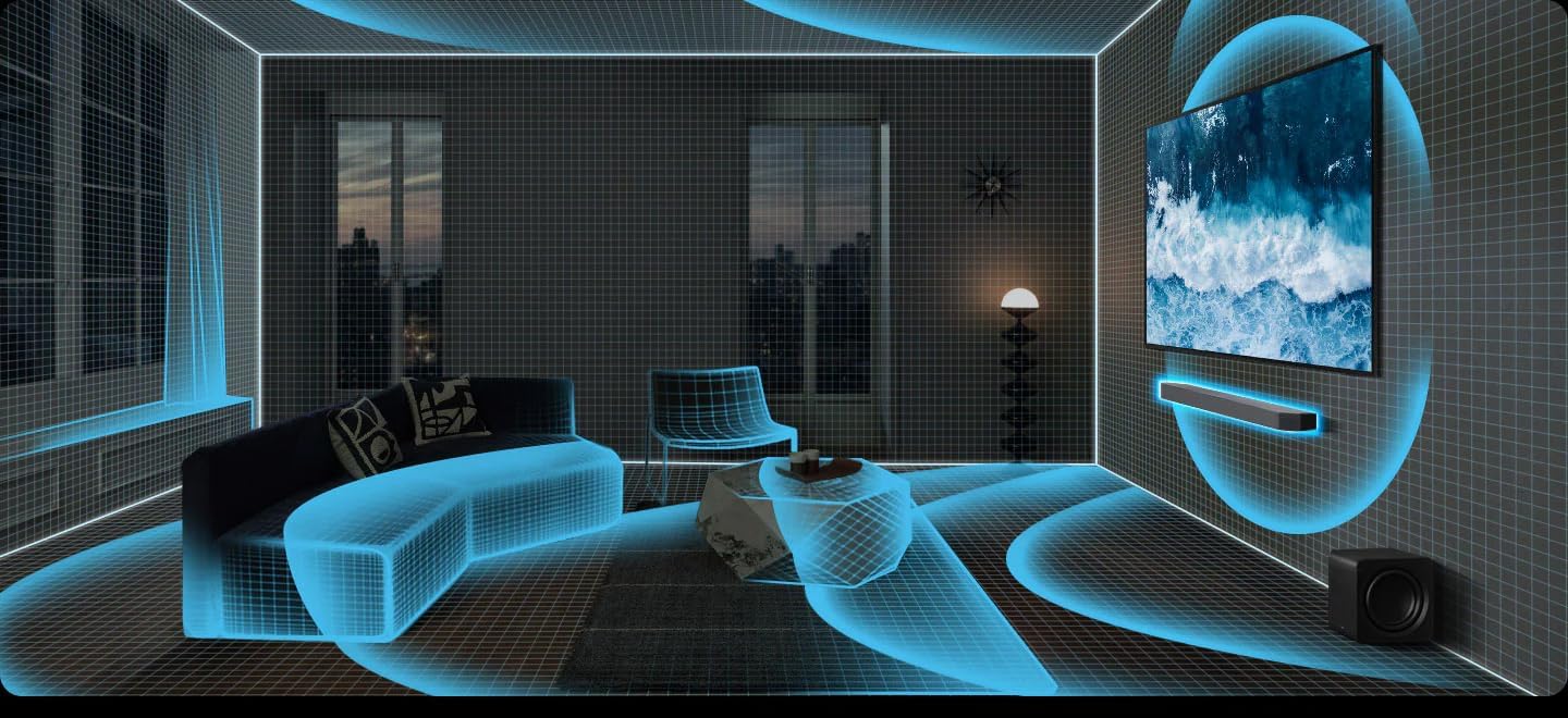 Samsung Q-Serie Samsungs Soundbar 9.1.4 ch w/Subwoofer + Rear Speaker Titan Black HW-Q930F/ZA