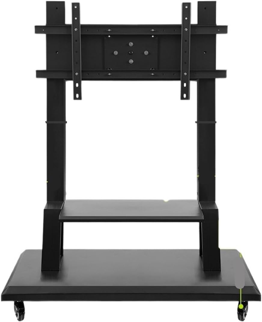Office Conference Mobile TV Stand Floor-Standing Rotating Wheeled Monitor Trolley Hanger