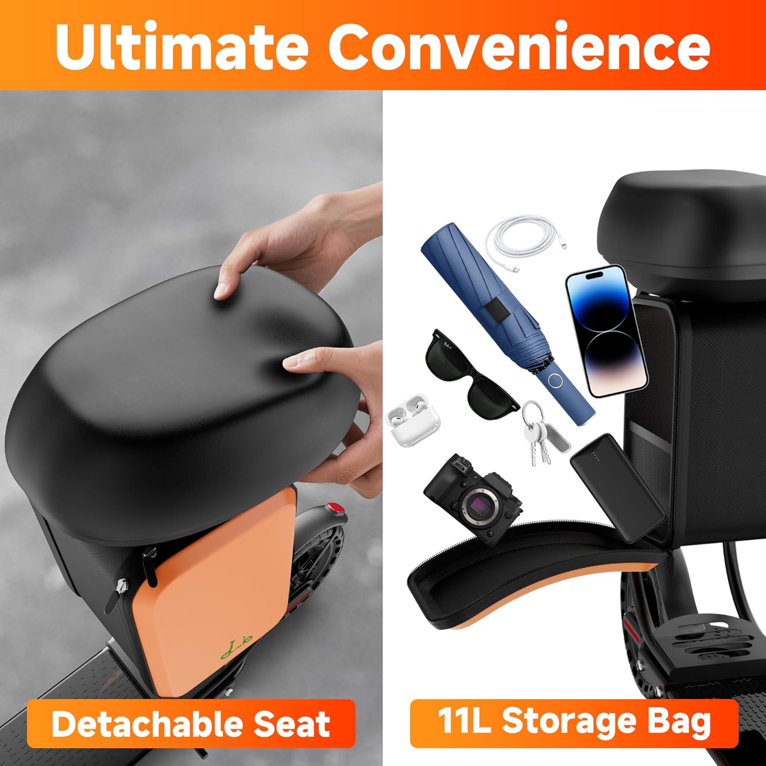 Electric Scooter for Adults - 19MPH & 15/21-Mile Range, 350W Motor, 8.5