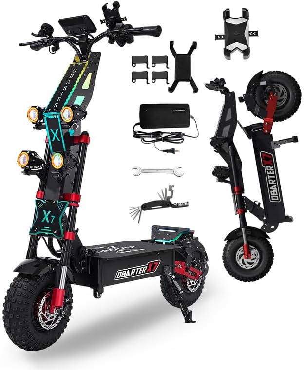 8000W Dual Motor Electric Scooter for Adults - 56MPH High Speed 90-Mile Range 14