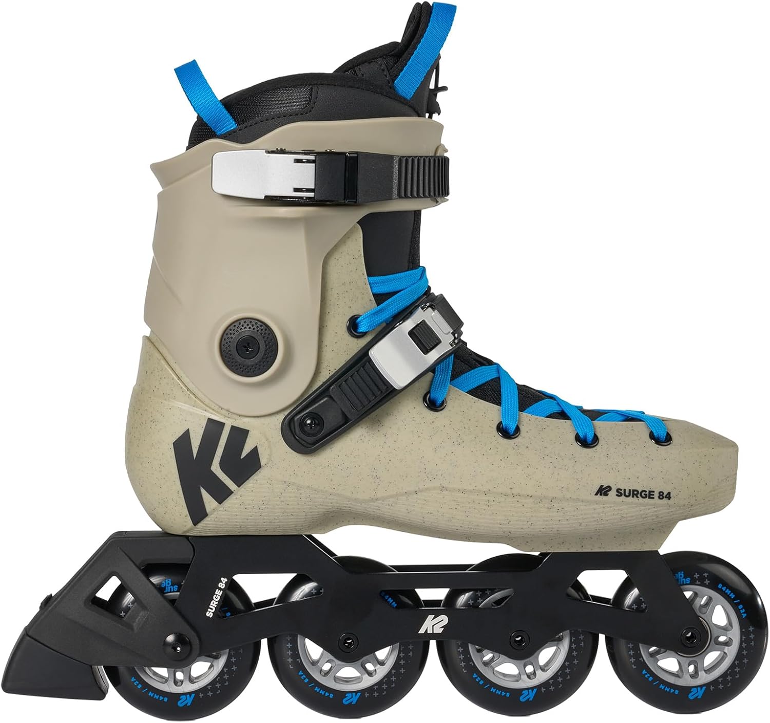 K2 Surge 84 Inline Skates for Men Women Adult, Unisex Urban Street Fitness Roller Skate Blades