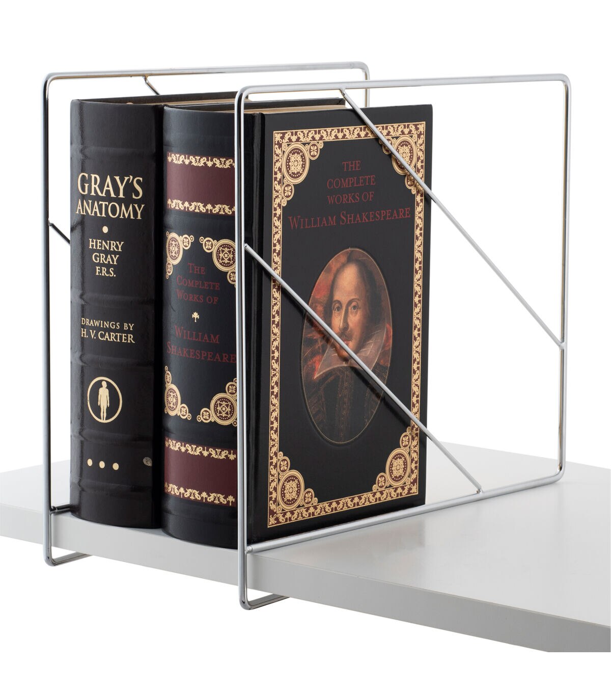 Organize It All 12 Chrome 2 Shelf Dividers 4pk