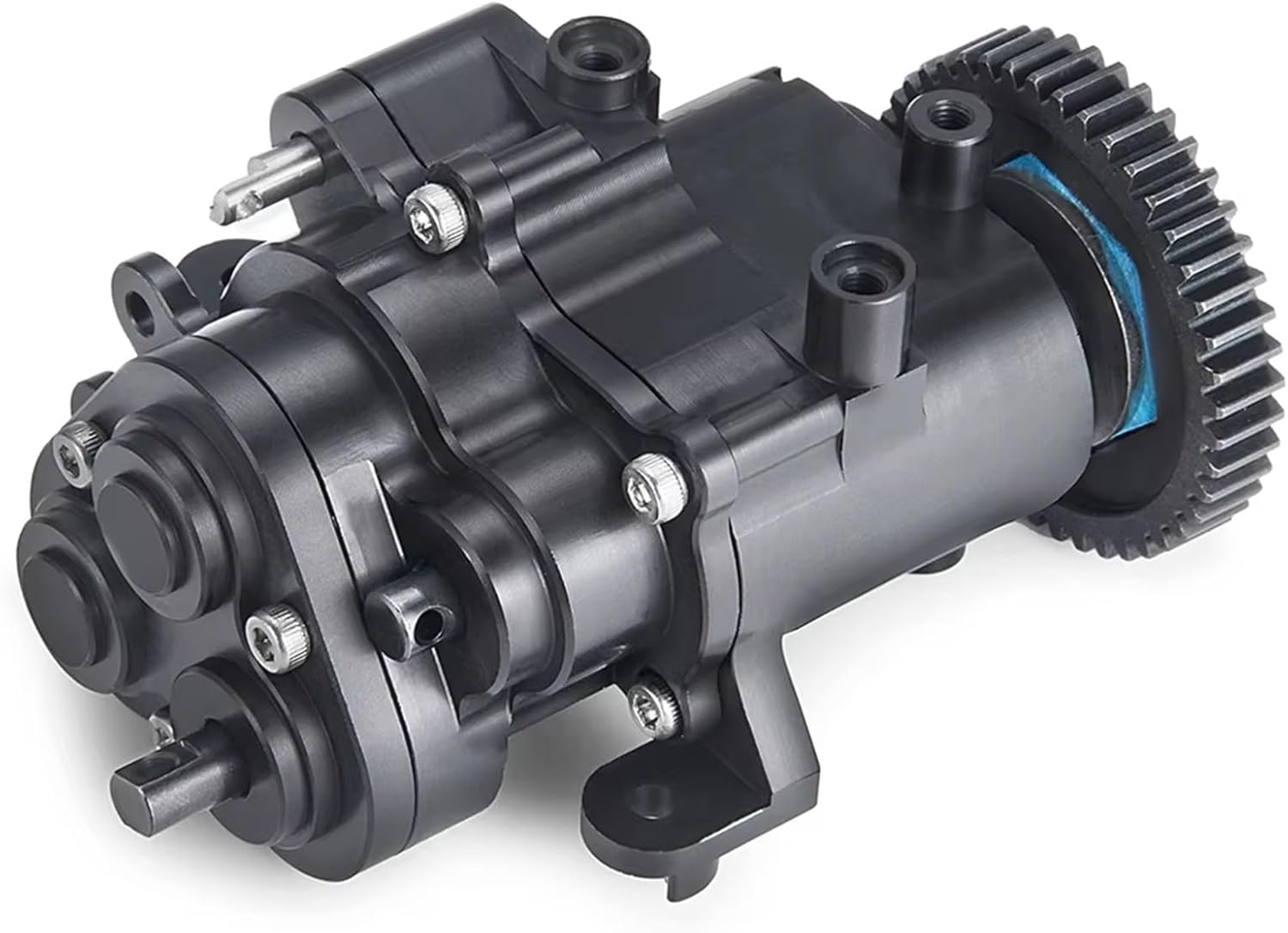 Compatible with TRX4 for TRX6 1/10 RC Crawler Car Upgrade Parts Replacement Accessories Metal Gearbox Transmission Case Gears RC Car Part Accessories