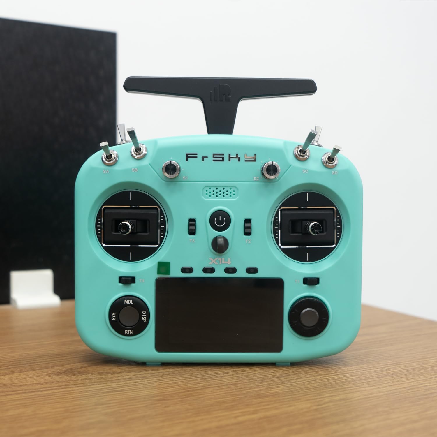 FrSky Twin X14 Dual 2.4G 24CH High-Speed Low-Latency RC Radio System with TW Mode and ACCST D16/ACCESS Transmitter (Green)