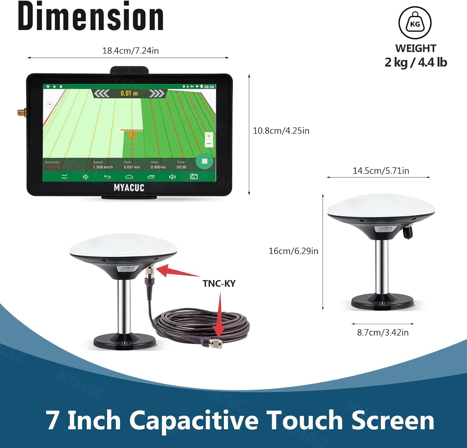 Tractor GPS Navigator for Precision Agriculture, 7