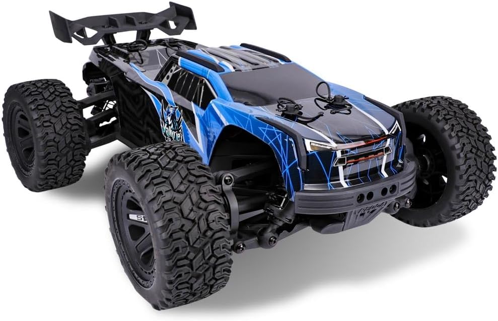Redcat Racing Valkyrie TR 1/10 Scale 4S Brushless RC Offroad Truggy – High Speed Electric RC Truggy with 3670 1950KV Motor, 120A ESC, 2.4GHz Radio, RTR Remote Control Car, LiPo Ready