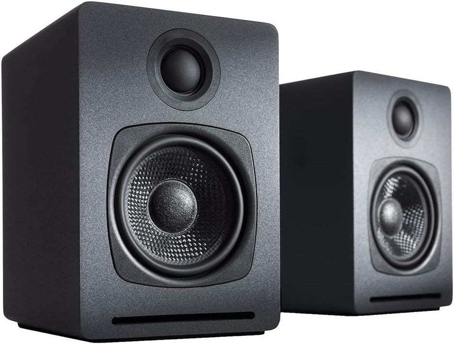 Audioengine A1 Wireless Computer Speakers - 60 W Bluetooth Desktop PC Computer Speakers - Gaming, Music and More