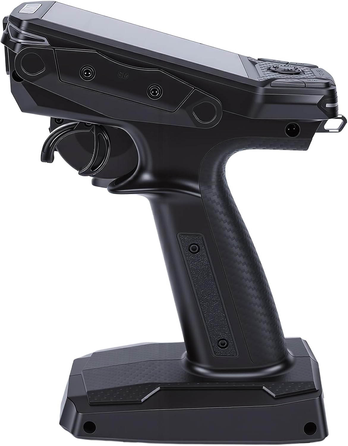 Greensen RC Transmitter, 3.5 Inch Color IPS Screen 11 Channel 2.4GHz Remote Controller with Dual Antennaes and GPS Feedback, for RC Car Boat (Black)