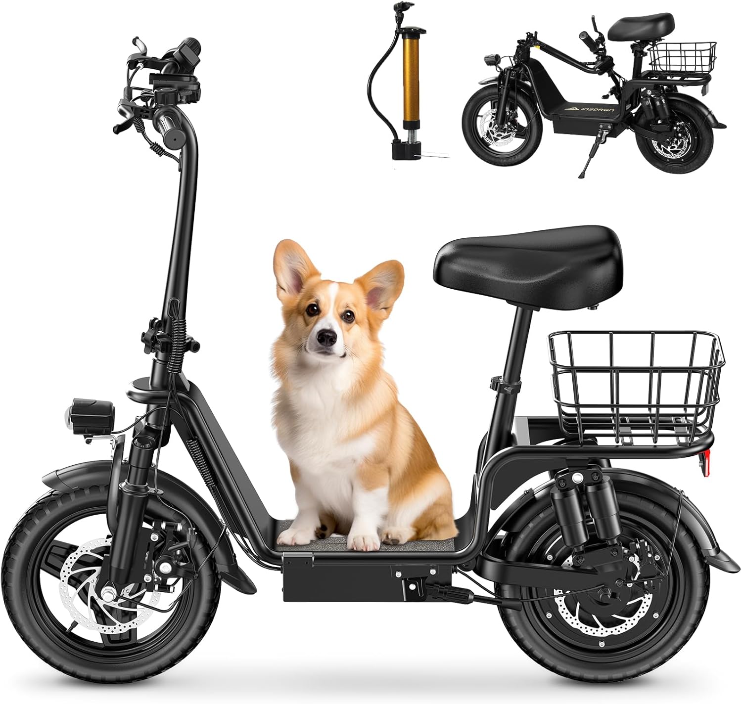 C14 Electric Scooter for Adults with Seat – High-Performance, Foldable E-Scooter with 900W Peak Power, 20MPH, 28-Mile Range, and Dual Disc Brakes,High Strength Frame,330lbs Max Load. UL2272