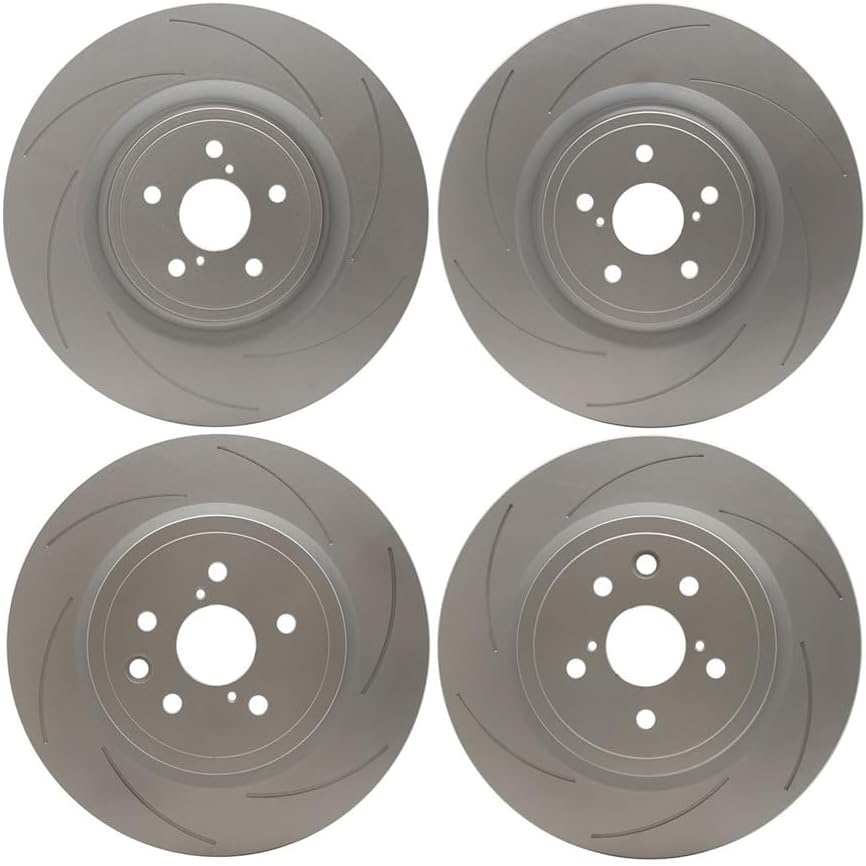 4Pcs Brake Rotors Front and Rear Set Rotors Replacement Disc Brake Rotor For GS F 2018 2017 2016 For RC F 2019 2018 2017 2016 2015