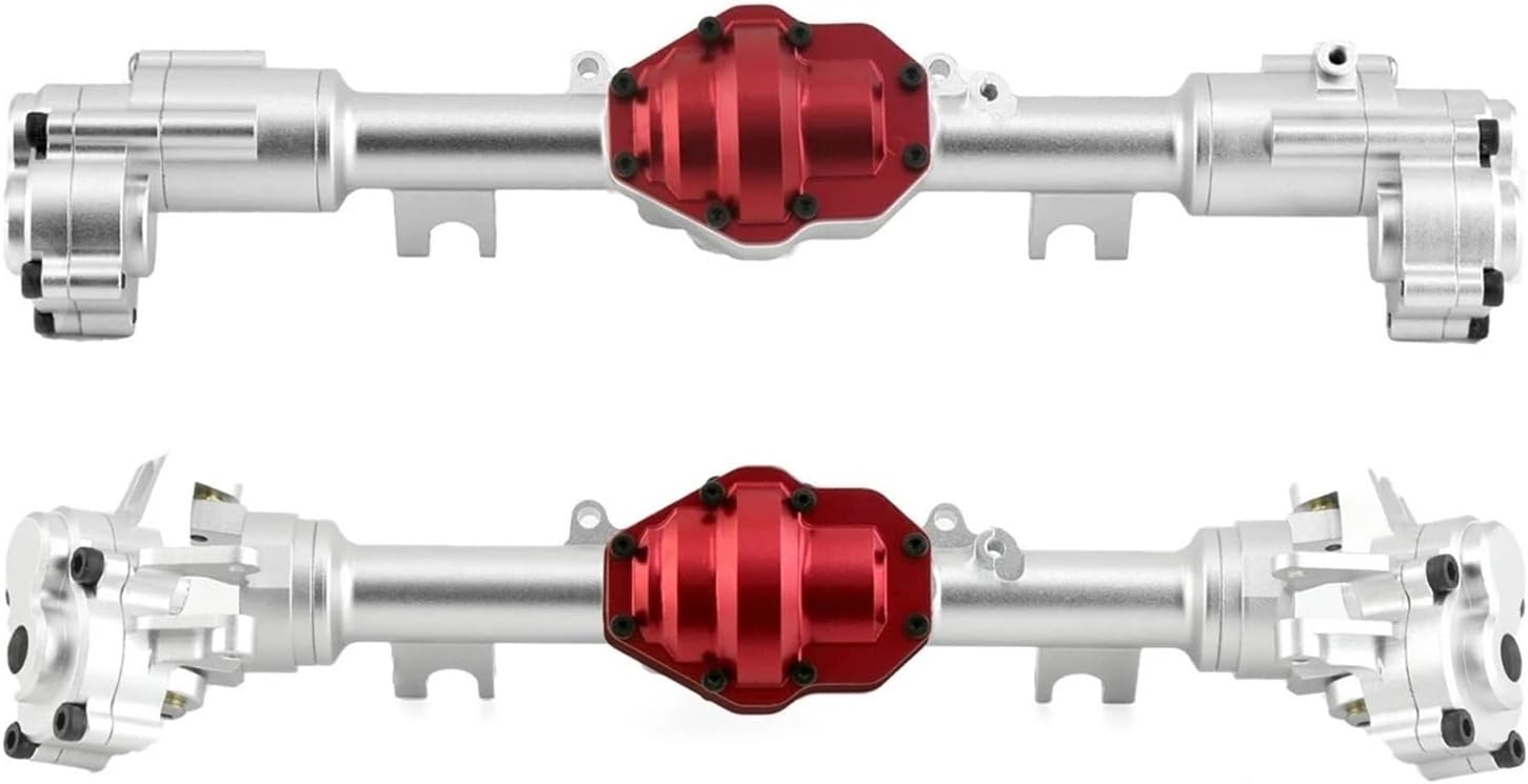 For YiKong YK4082 YK4083 For Absima For Yucatan CR1.8 1/8 Metal Front And Rear Portal Axle Housing Gear Cover RC Crawler Car Upgrades Parts Models(1set)