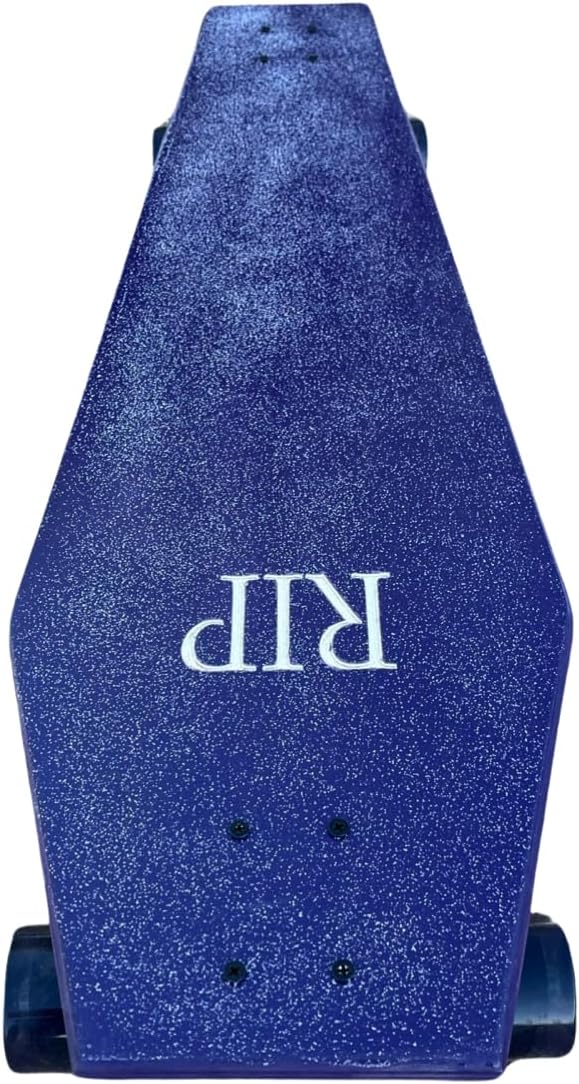 Coffin Death Tarot Purple Skateboard | Longboard | 42x12 | Coffin Croozer