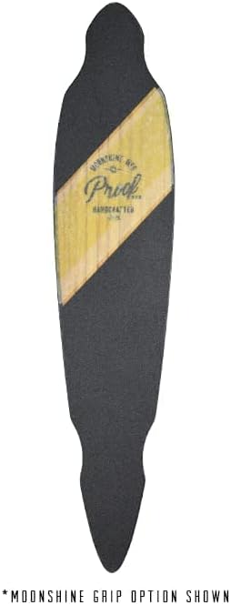 Longboard Skateboard, Freestyle Cruiser, Waterproof and Wood Construction, Cruise Skateboard and Longboard Decks, Lightweight Build (Proof Complete Deck + Wheels)