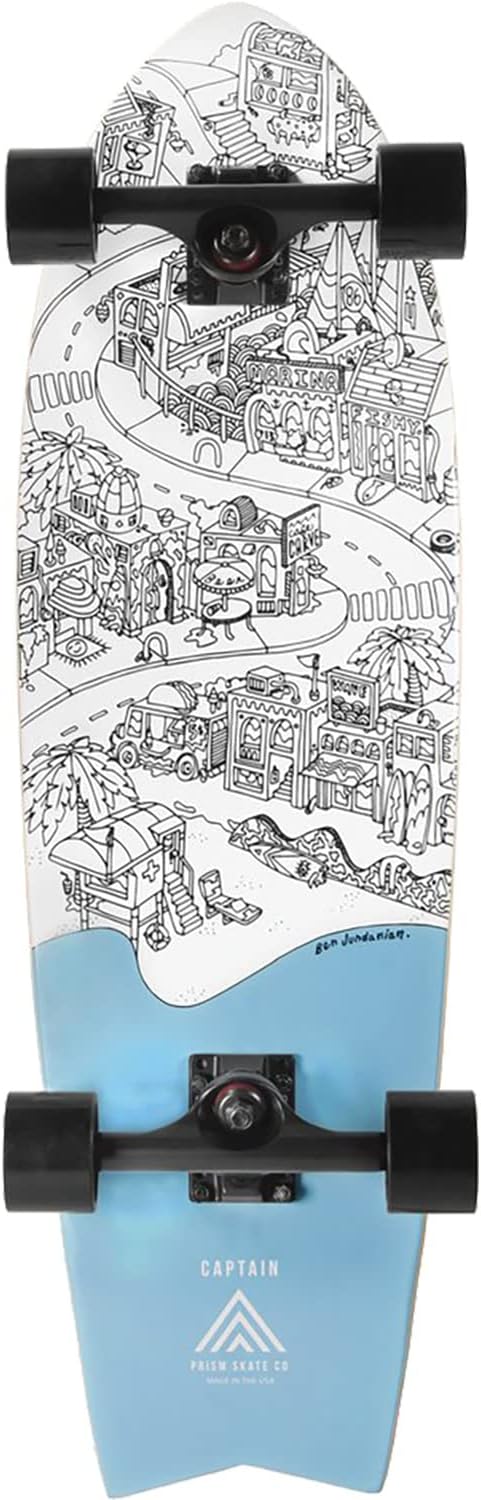 Prism Ben JUNDANIAN Captain Skateboard Complete 8.75x31