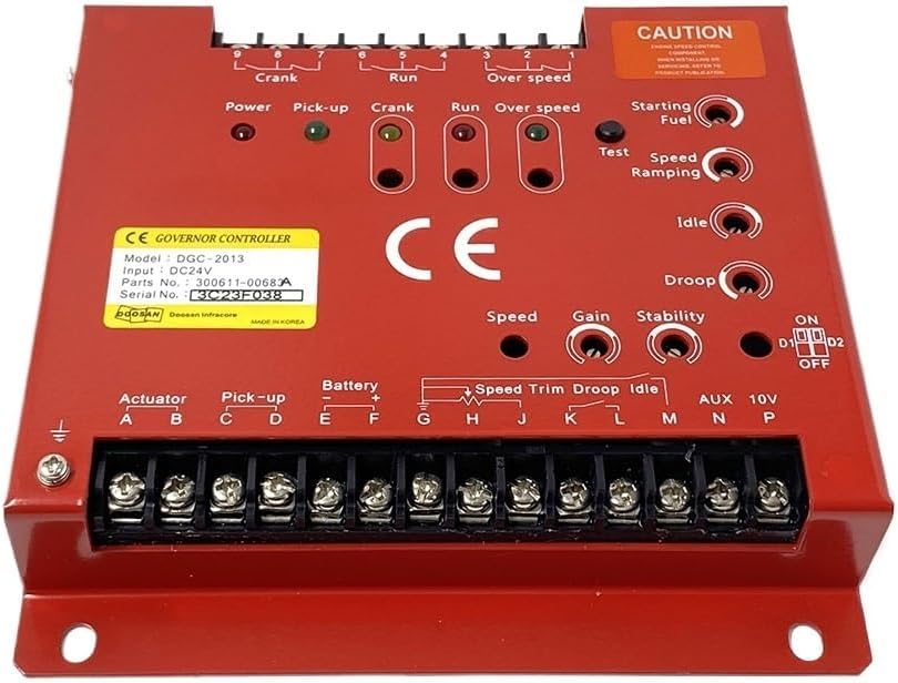 DGC-2013 Generator Speed Governor Diesel Engine Speed Control Board Red Speed Controller