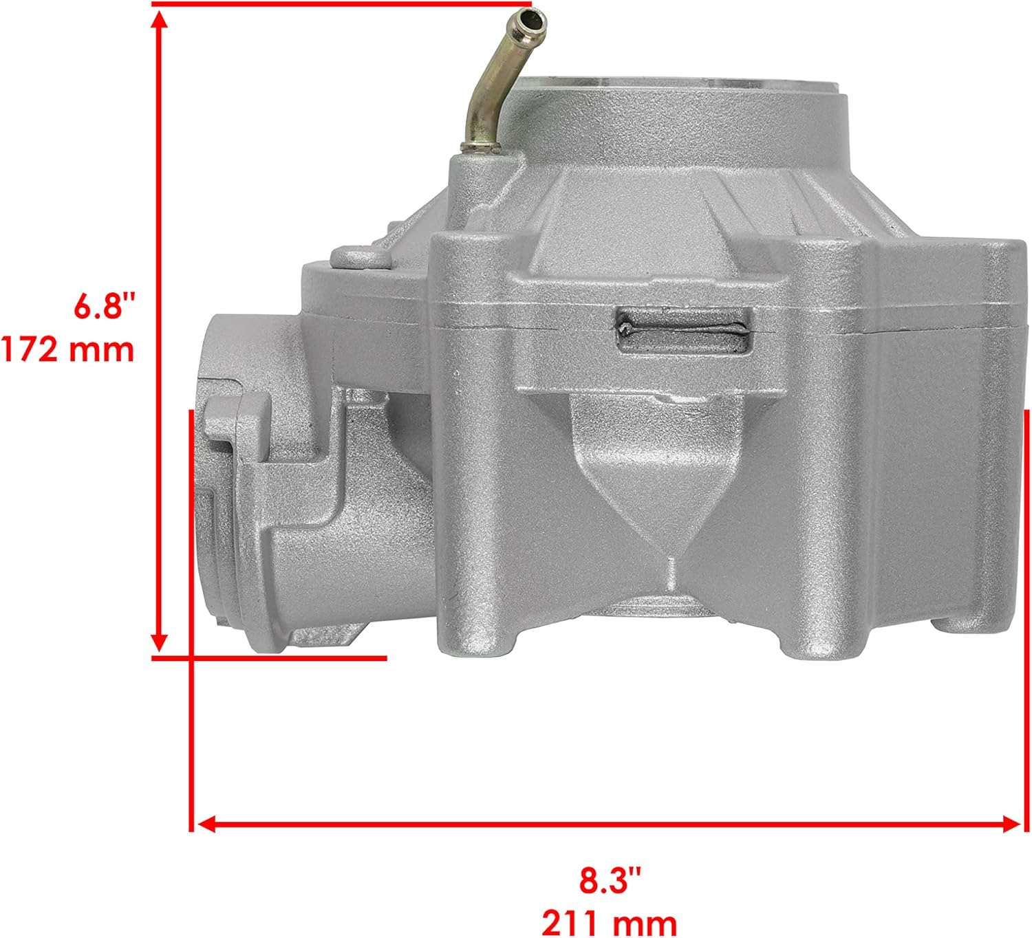 Caltric Complete Rear Differential Diff Compatible with Can-Am Outlander Max 650 4X4 2013-2018