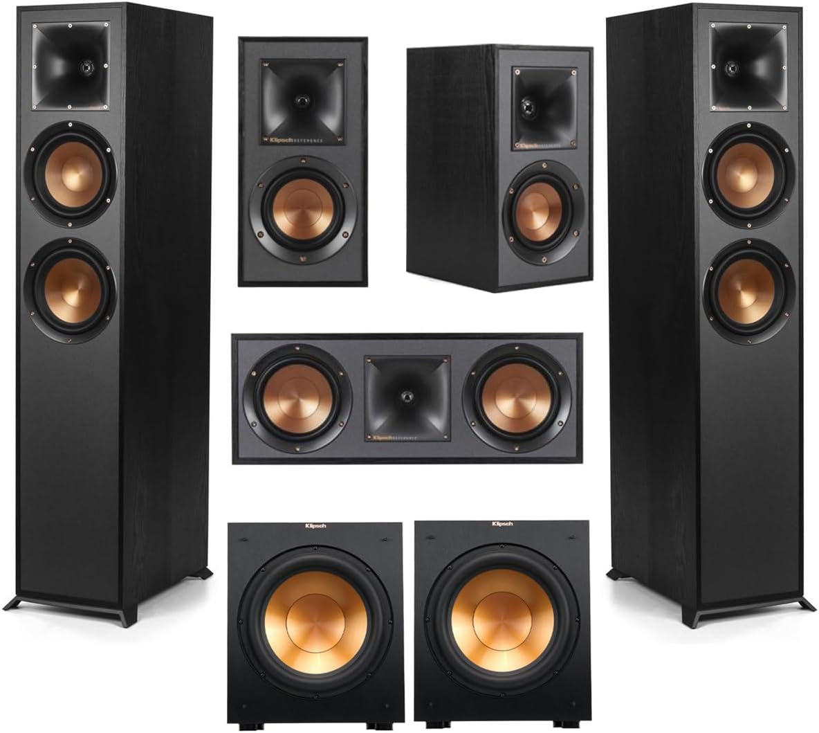 Klipsch Reference 5.2 Home Theater System Includes 2 R-620F Floorstanding Speakers