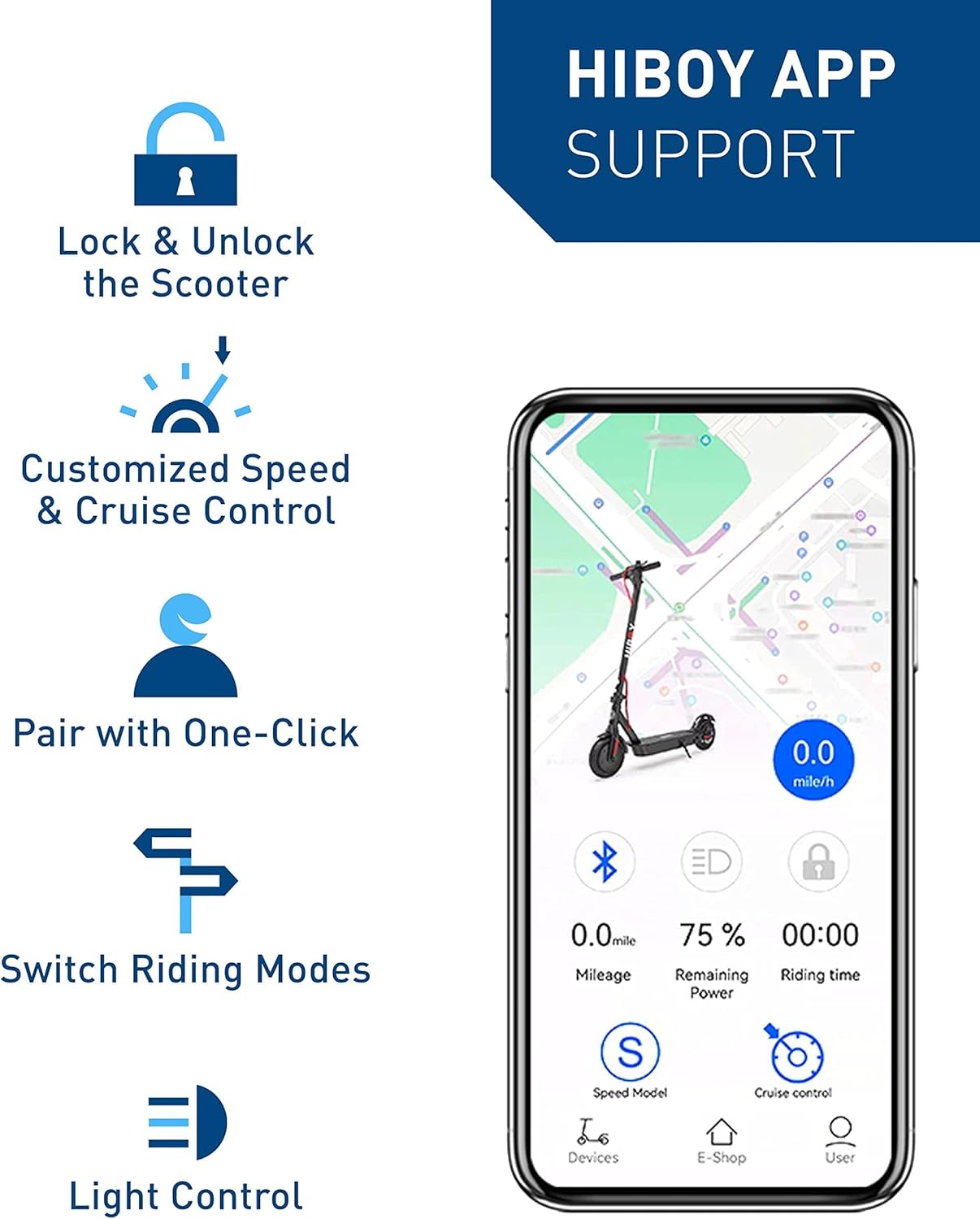 Hiboy KS4 Pro Electric Scooter, 500W Motor (750W Peak), 10