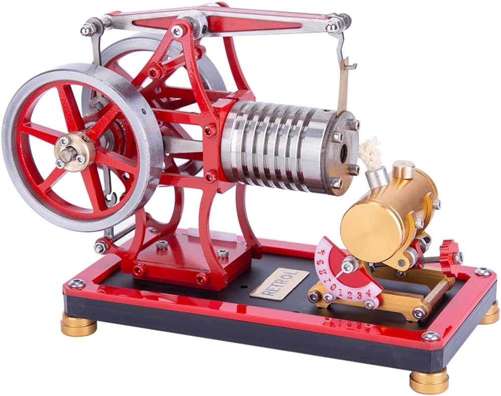 VE-01 Beam Vacuum Engine Model, Flame Eater External Combustion Engine, Science and Education Collection Gift