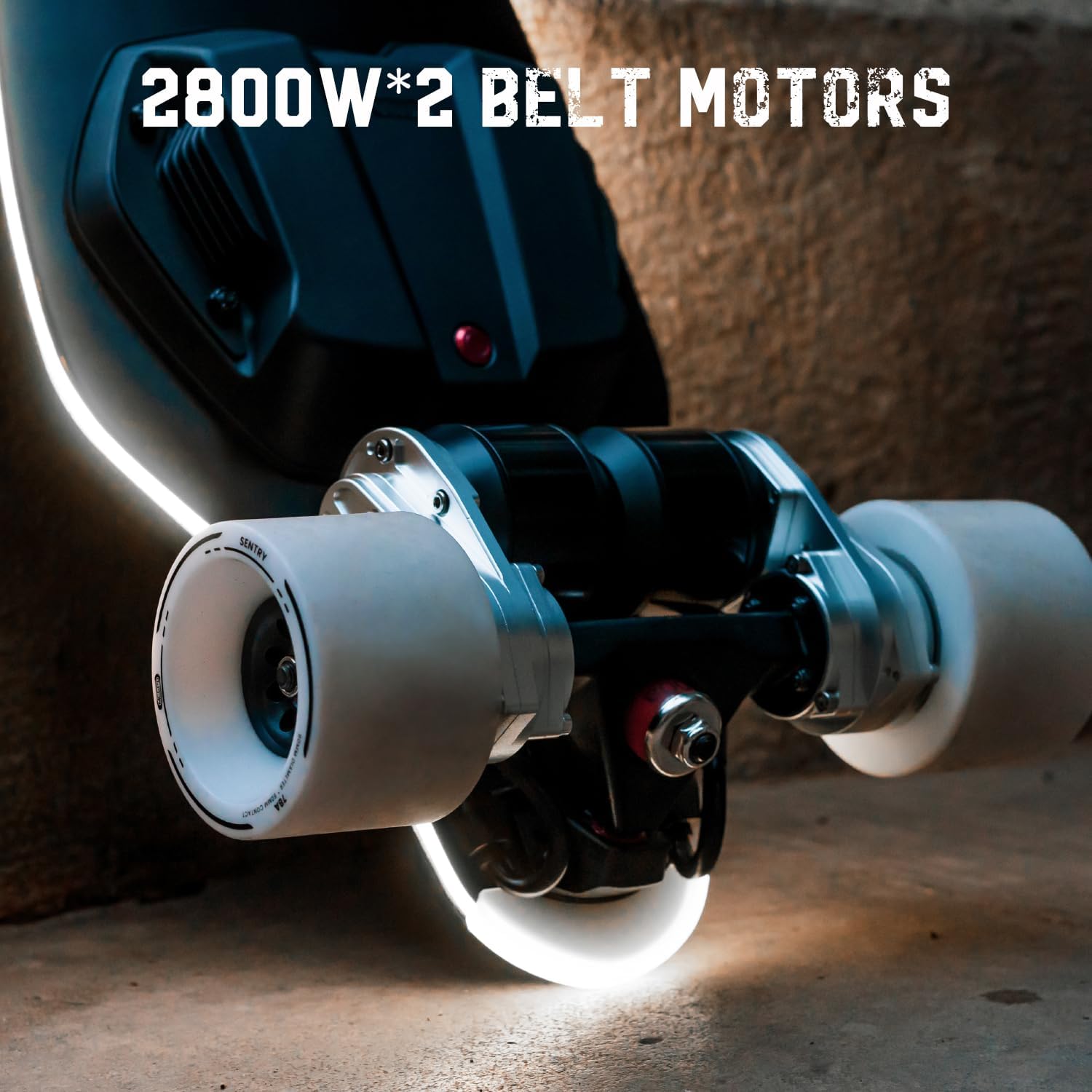 MEEPO Electric Longboard Skateboard with Remote for Adults, 34 MPH Top Speed, 30 Miles Long Range with 2800W*2 Gear Drive Motor, Bamboo & Fiberglass Deck, 330 LBS Max Load, Voyager X