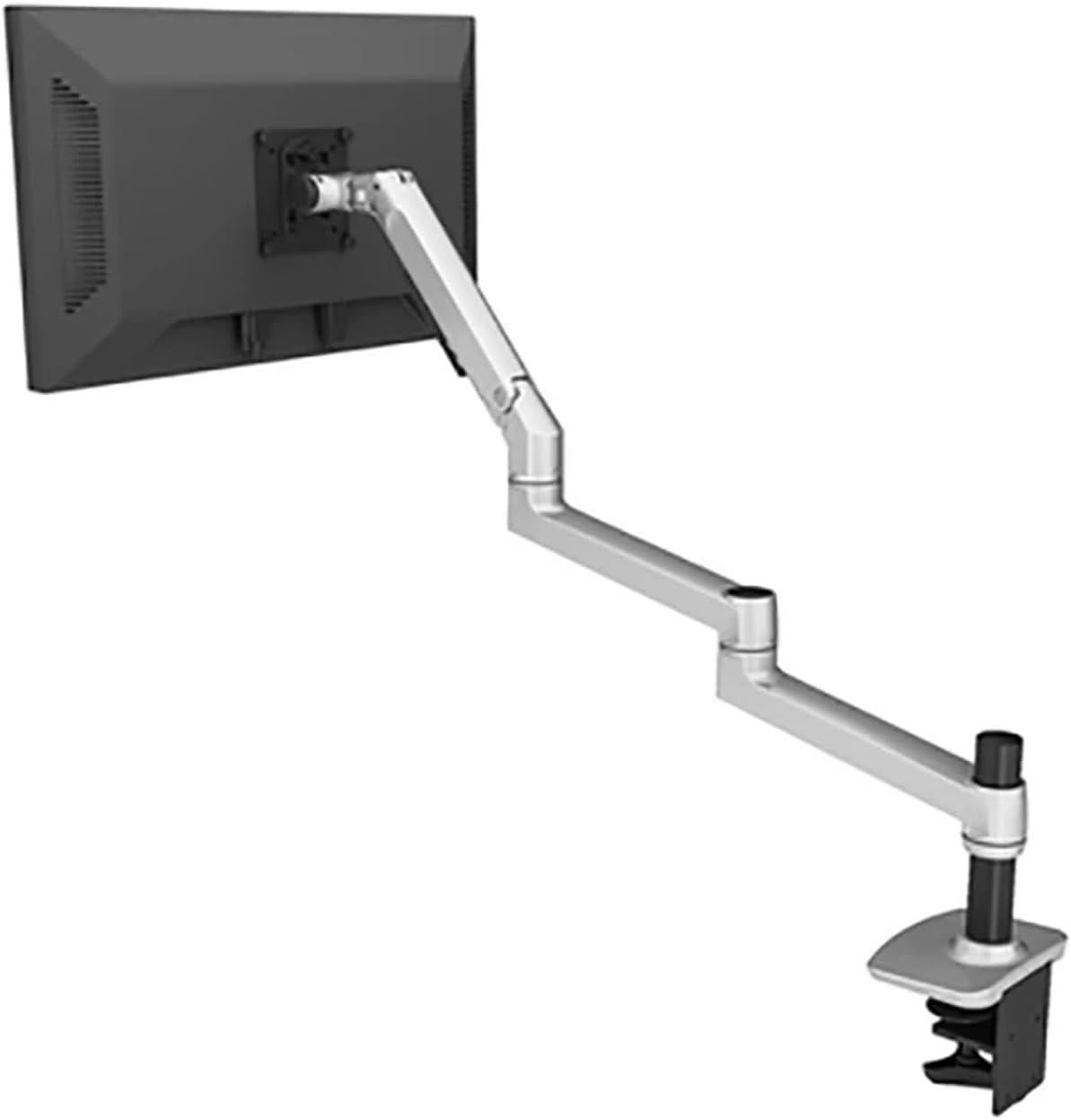 Aluminum alloy full dynamic lifting super long arm 10-38 inch LED LCD monitor stand monitor mounting bracket V63C(V63C-Silver)