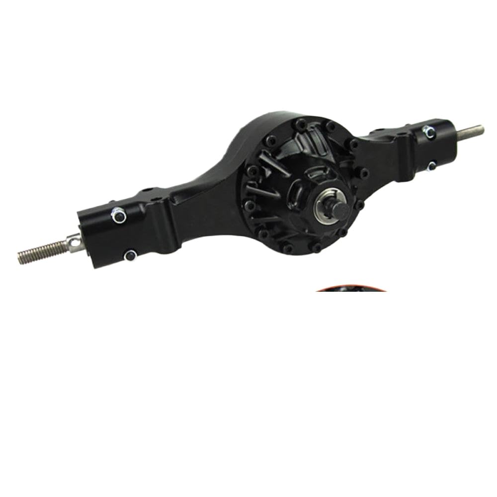 1/14 Scale Metal Rear Axle Differential Speed RC Upgrade Part DIY Toy Spare Compatible with Tamiyaya Model Car Q9021