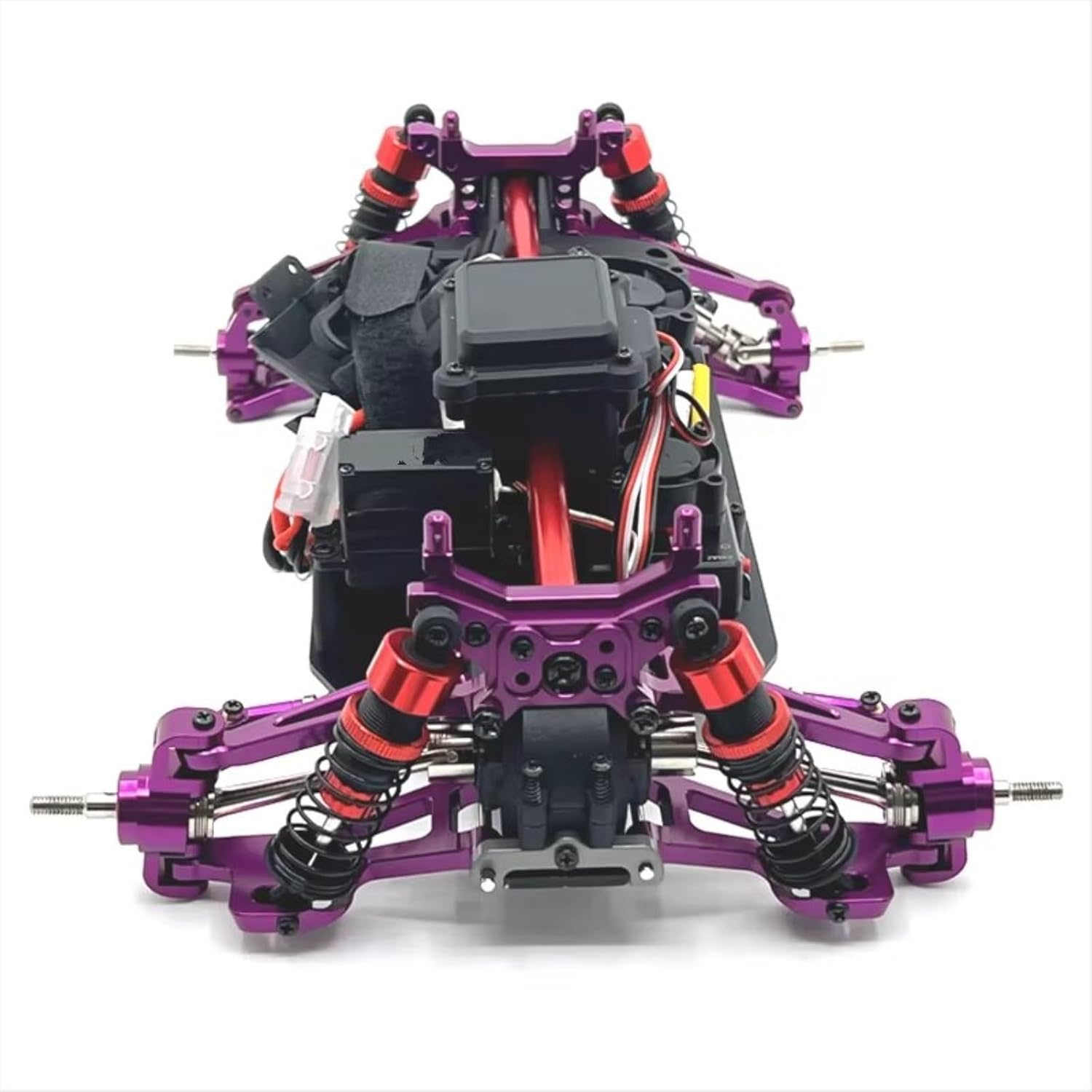 RC Models Spare Parts For MJX 14209 14210 1/14 Metal Upgrade And Modification Vulnerable Parts Kit Remote Control Car Accessories(Red)