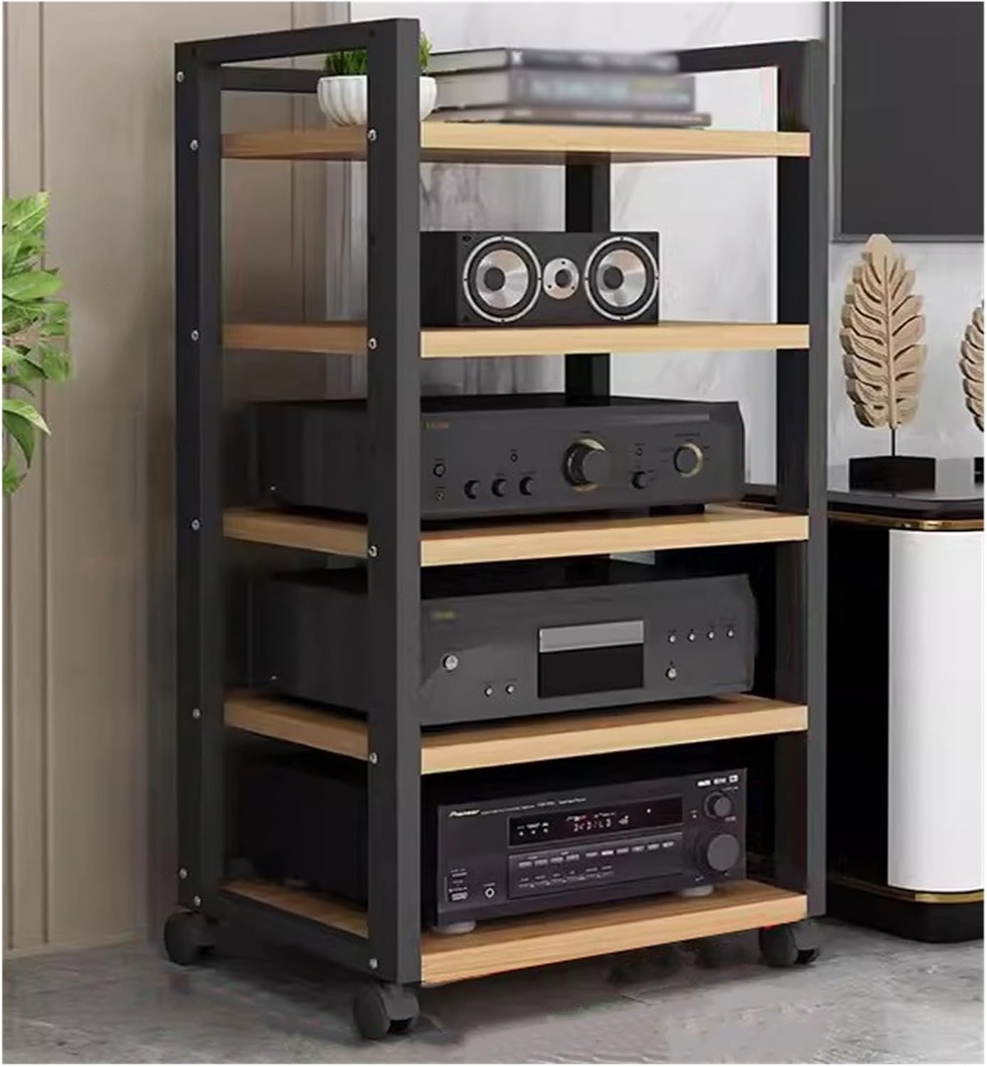 Living Room/ Home Audio Video Equipment Rack Stereo Cabinet Stand
