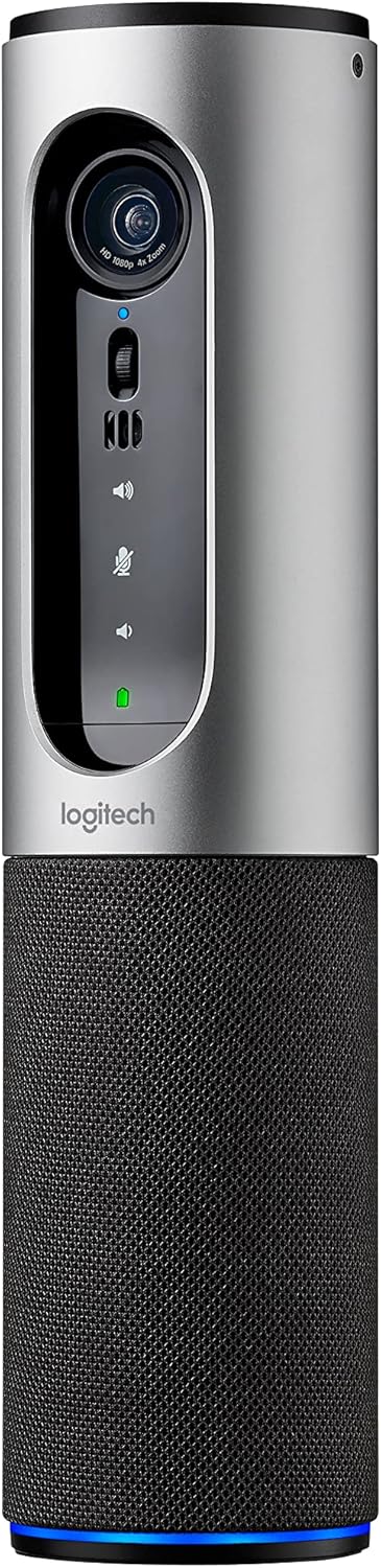 Logitech ConferenceCam Connect All-in-One Video Collaboration Solution for Small Groups – Full HD 1080p Video, USB and Bluetooth Speakerphone, Plug-and-Play