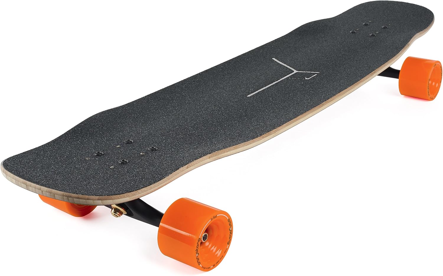 Loaded Boards Basalt Tesseract Bamboo Longboard Skateboard Complete (Dark Blue, 80a in Heat Wheels)