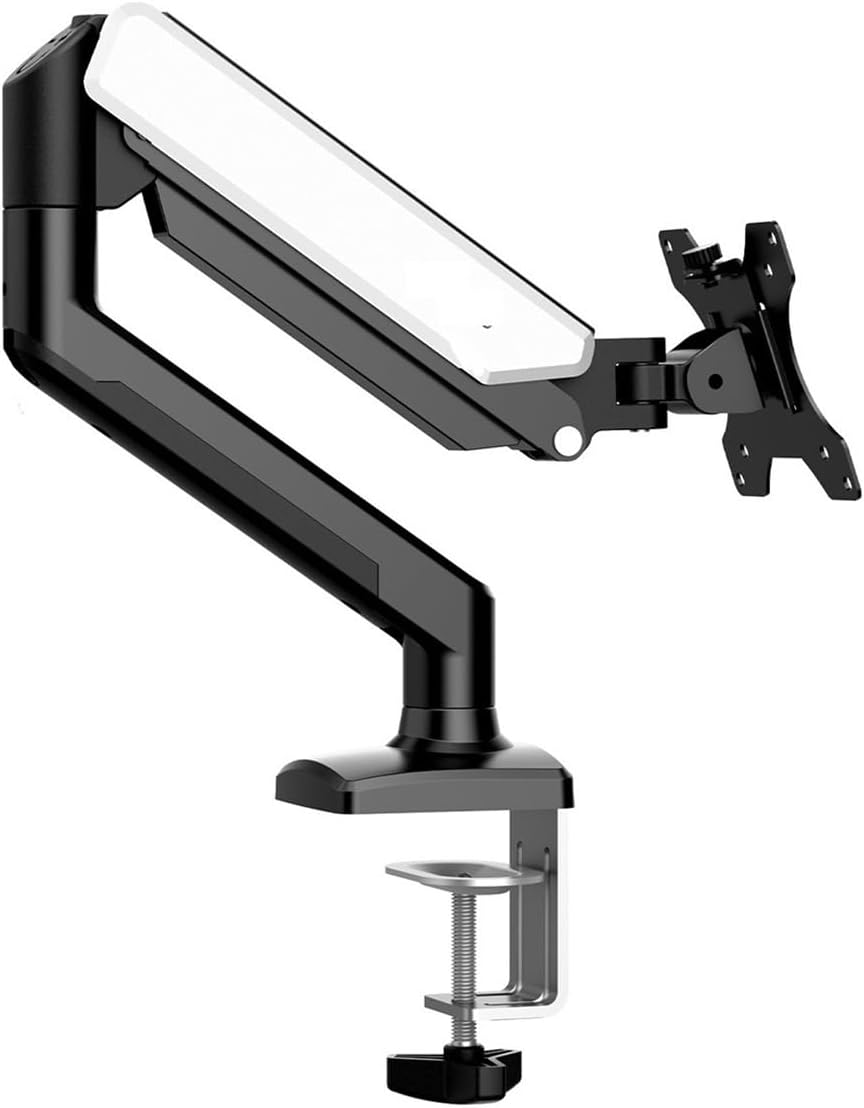 MS-001 Monitor Arm Mounting Bracket Single Arm, Flexible Adjustment 180° Rotation 360° Rotation Support Monitor Arm Bracket