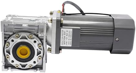 12V High Torque Adjustable Worm Gear Motor, 200W RV40 Variable Speed Reducer, Reversible Electric Motor with Self-Locking, 0.71in Output Bore for Robotics & DIY Projects