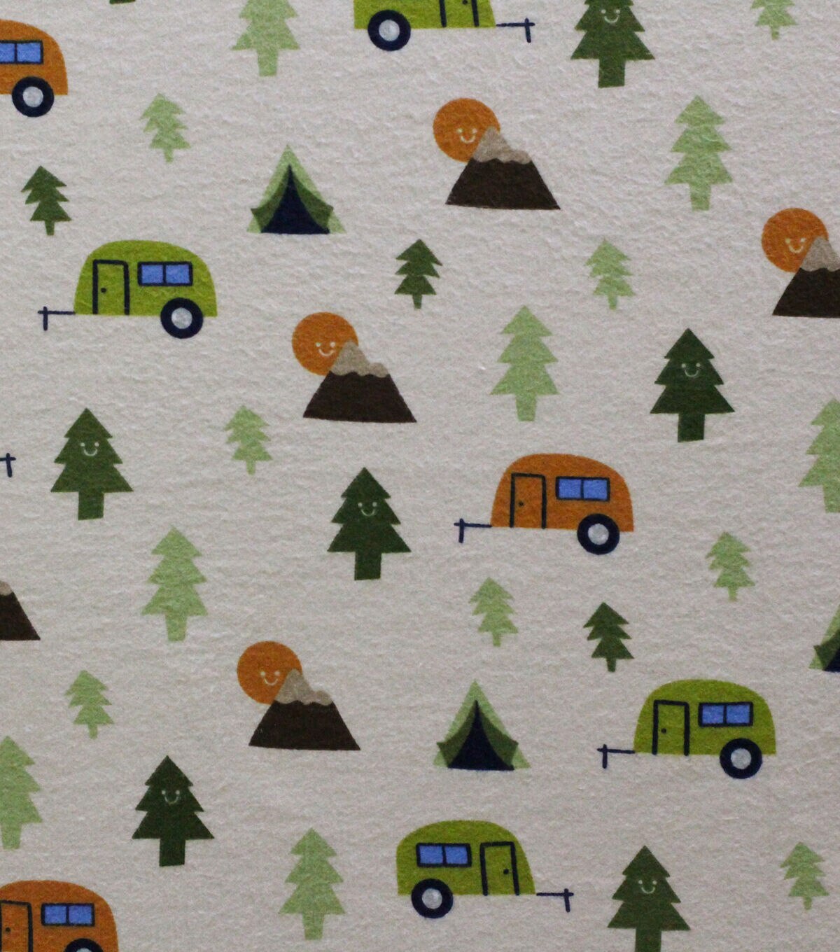 White Wilderness Mountains Super Snuggle Flannel Fabric